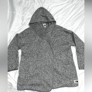 L Northface Cardigan Sweater